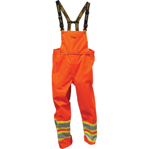 Safety Rainwear, X-Large, Polyester/PVC, Orange Chandler Sales