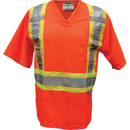 Mesh Safety T-Shirt, Polyester, Small, Orange Chandler Sales