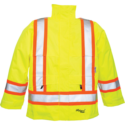 Manteaux 300 deniers Professional Journeyman, Polyester, Petit, Jaune lime haute visibilit&eacute; Chandler Sales