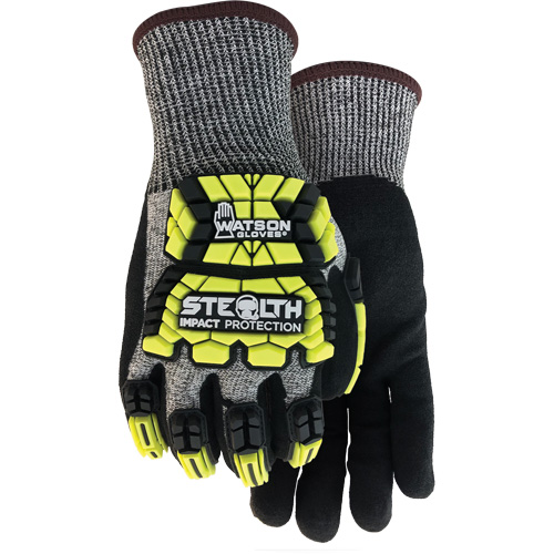 Gants antichocs Stealth Hellcat, Petit, Paume en PEHP, Poignet Poignet en tricot Chandler Sales