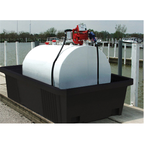 Poly-Tank&reg; Containment Unit 550 Without Drain, 113" L x 71" W x 32" H, 750 US gal. Capacity Chandler Sales
