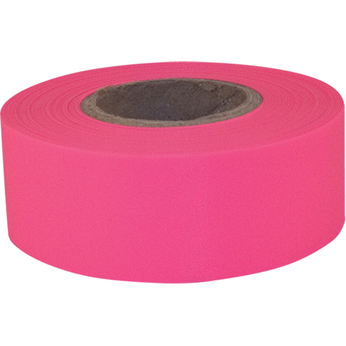 Ruban de signalisation Sub-Zero, 1,2" la x 150' lo, Rose fluorescent Chandler Sales