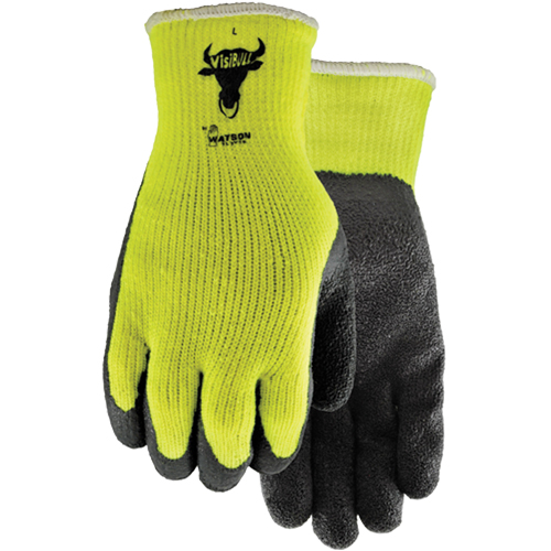 Gants Visibull 330, 7/Petit, R&ecirc;vetement Latex de caoutchouc, Enveloppe en Polyester Chandler Sales