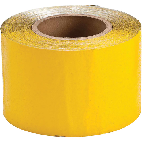 Temporary Pavement Marking Tape, 4" x 150', Vinyl, Yellow Chandler Sales