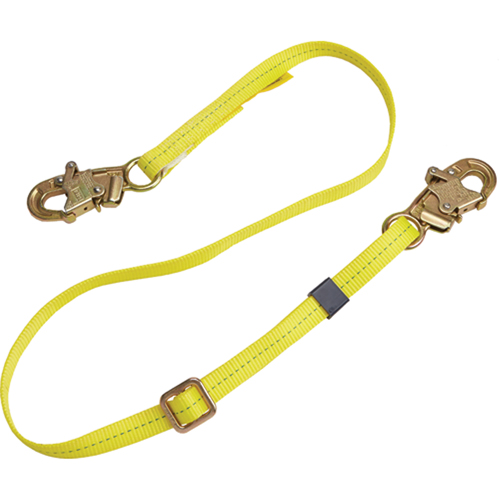 Web Adjustable Positioning Lanyard, 1 Legs, 6', CSA Class B, Polyester Chandler Sales