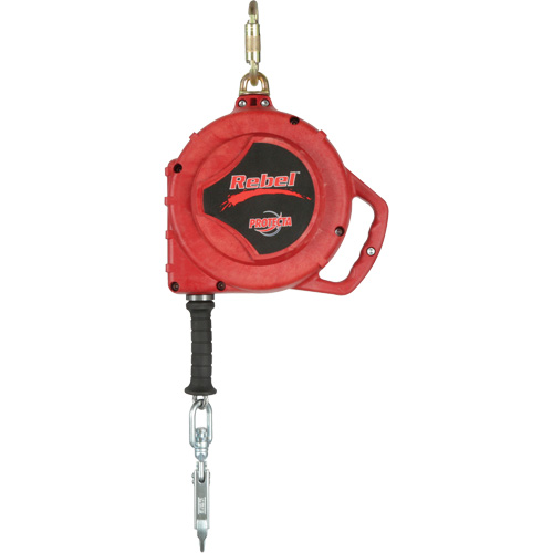 Cordage de s&eacute;curit&eacute; autor&eacute;tractable Rebel, 50', Acier inoxydable, Pivotant Chandler Sales