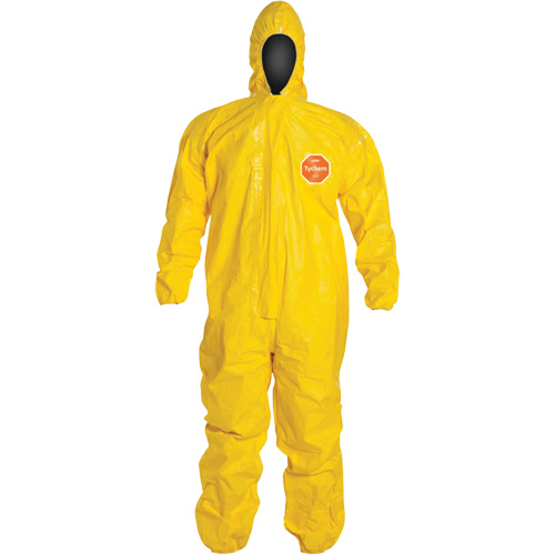 Combinaison &agrave; capuchon, Tychem 2000, 3T-Grand, Jaune Chandler Sales