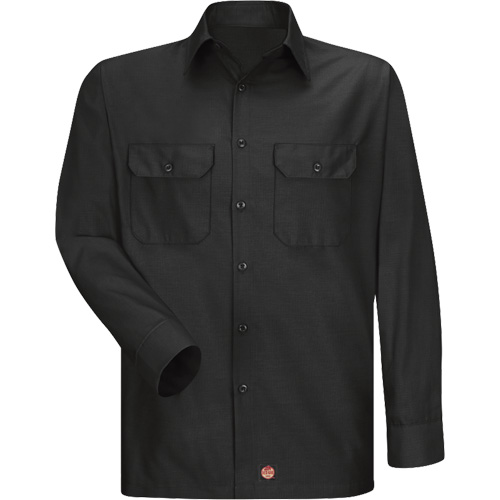 Chemise &agrave; manches longues en tissu ind&eacute;chirable, Hommes, 3T-Grand, Noir Chandler Sales