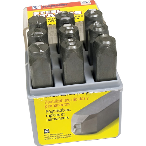 Steel Hand Stamp Sets, 1/2" Chandler Sales
