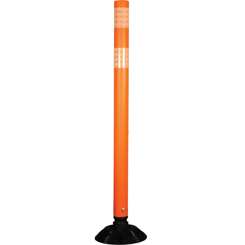 Impact Resistant Delineator, 48" H, Orange Chandler Sales