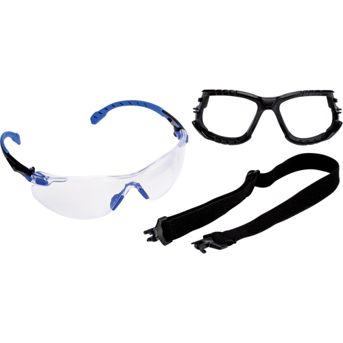 Solus Safety Glasses with Scotchgard Lens Kit, Clear Lens, Anti-Fog, Meets/Exceeds CSA Z94.3 Chandler Sales