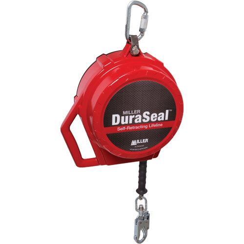 Miller&reg; DuraSeal Self-Retracting Lifeline, 50', Stainless Steel, Swivel Chandler Sales