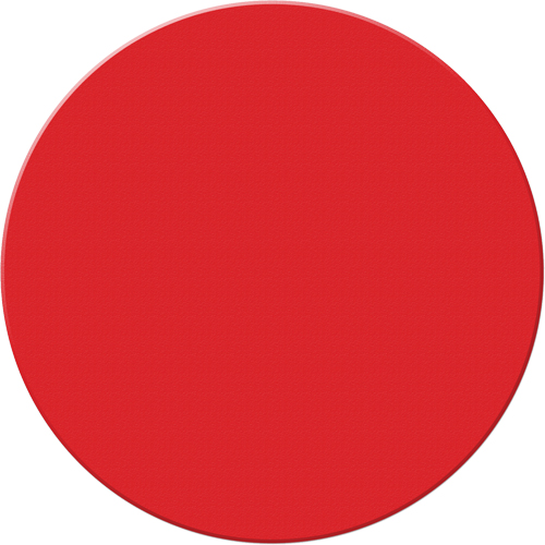 Armor Stripe Lean/5S Markers, Circle, 6" L x 6" W, Red, Plastic Chandler Sales