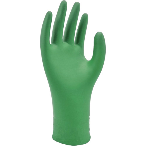 6110PF Biodegradable Gloves, X-Small, Nitrile, 4-mil, Powder-Free, Green Chandler Sales