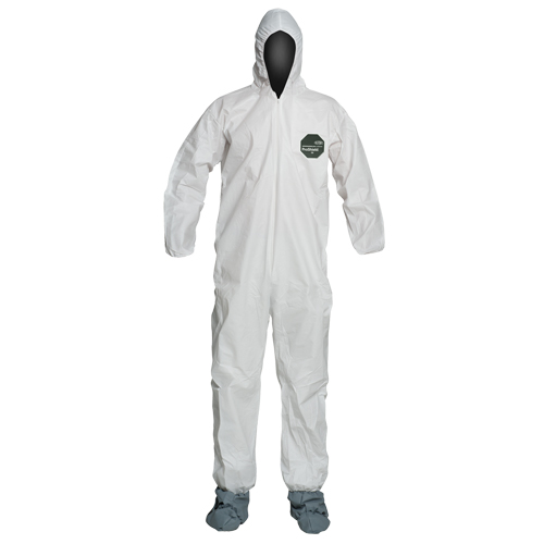 ProShield&reg; 50 Coveralls, Small, White, Microporous Chandler Sales