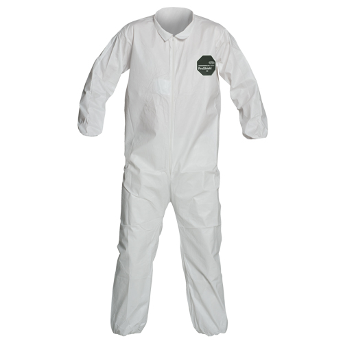 ProShield&reg; 50 Coveralls, Small, White, Microporous Chandler Sales