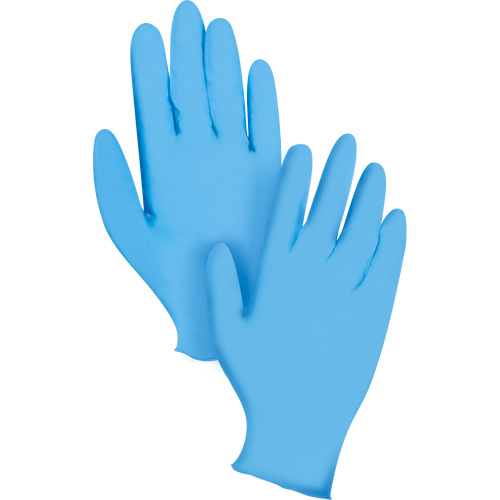 Gants jetables KeepKleen, T-Grand, Nitrile, 8 mils, Sans poudre, Bleu Chandler Sales