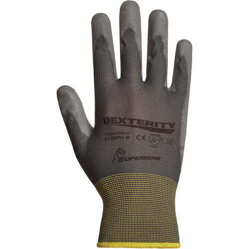 Superior Touch&reg; Gloves, 6/X-Small, Polyurethane Coating, 13 Gauge, Polyester/Nylon Shell Chandler Sales