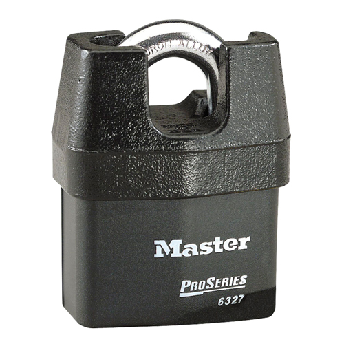 Cadenas prot&eacute;g&eacute; ProSeries, Noir, Cl&eacute;s diff&eacute;rentes, Acier lamin&eacute;, Largeur de 2-5/8" Chandler Sales