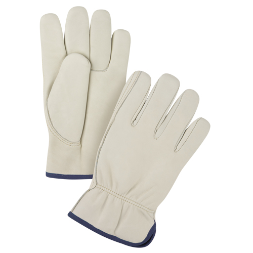 Premium Winter-Lined Driver's Gloves, X-Large, Grain Cowhide Palm, Fleece Inner Lining Chandler Sales