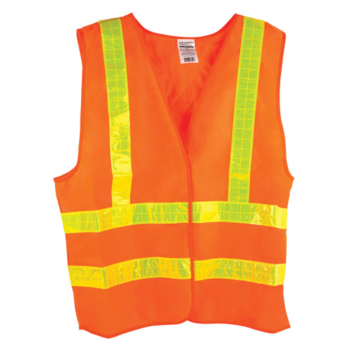 Veste de circulation Dynamic, Orange haute visibilit&eacute;, Moyen, Polyester Chandler Sales