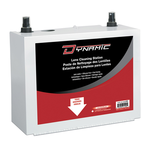Poste de nettoyage de lentilles Dynamic, M&eacute;tal, 8" lo x 5" p x 6" h Chandler Sales