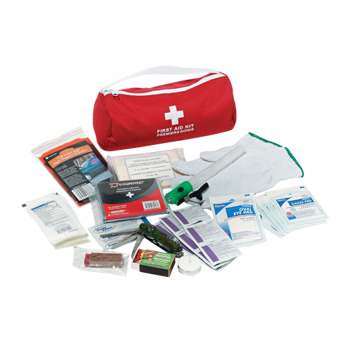 Trousse de premiers soins pour auto Dynamic, Dispositif m&eacute;dical Classe 1, Sac en nylon Chandler Sales