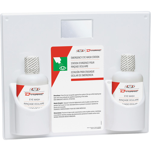 Dynamic Eyewash Station with Isotonic Solution, Double Chandler Sales