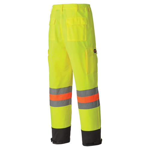 6009 Pantalon de s&eacute;curit&eacute; routi&egrave;re respirant, Polyester, T-petit, Jaune lime haute visibilit&eacute; Chandler Sales