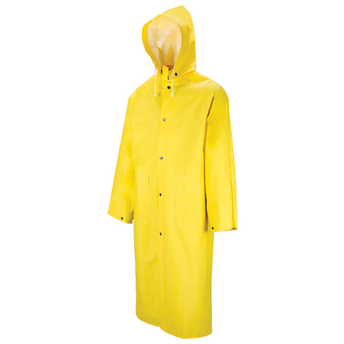 601 Tornado Long Rain Coat, Polyester/PVC, 3X-Large, Yellow Chandler Sales