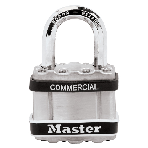 Laminated Padlock, Silver, Keyed Different, Laminated Steel, 1-3/4" Width Chandler Sales