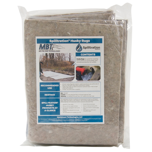 Spilltration Husky Rugs, 32" W x 4' L, Heavyweight Chandler Sales