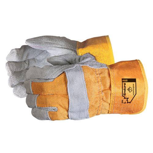 Gants d'ajusteur Endura, 2T-Grand, Paume en Cuir refendu, Doublure en Coton Chandler Sales