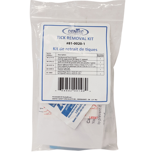 Tick Safety Kit, Class 1 Medical Device, Wallet Chandler Sales
