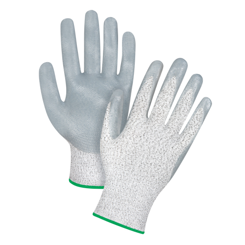 Gants haute performance r&eacute;sistants &agrave; la coupe, Taille Moyen/8, Calibre 13, Rev&ecirc;tement Nitrile, Enveloppe en PEHP, ANSI/ISEA 105 niveau 4/EN 388 niveau 5 Chandler Sales