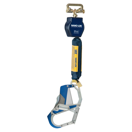 Cordage de s&eacute;curit&eacute; autor&eacute;tractable Nano-Lok, 6', Sangles, Stationnaire Chandler Sales