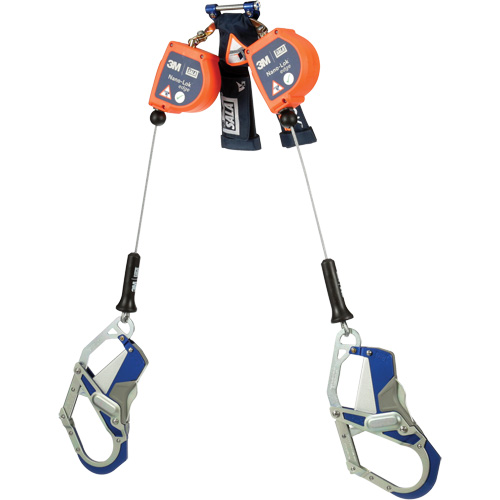 C&acirc;ble de s&eacute;curit&eacute; autor&eacute;tractable pour rebord Nano-Lok, 7', Acier inoxydable, Pivotant Chandler Sales