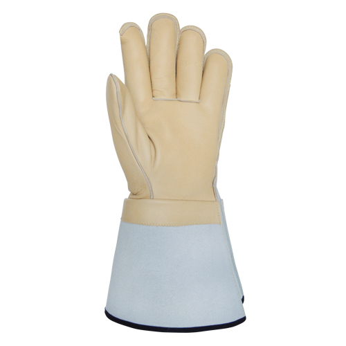 Lineman's Gloves, Small, Grain Cowhide Palm, Thinsulate Inner Lining Chandler Sales