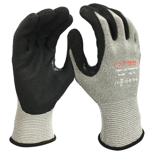Gants r&eacute;sistants aux coupures, Taille Grand/9, Calibre 13, Rev&ecirc;tement Mousse de nitrile, Enveloppe en Kyorene, ANSI/ISEA 105 niveau 3/EN 388 niveau C Chandler Sales