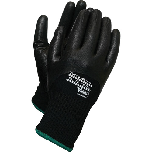 Gants thermiques Nitri-Dex Viking, 8/Moyen, R&ecirc;vetement Nitrile, Calibre 15, Enveloppe en Nylon Chandler Sales