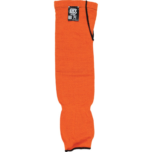 Manches Memphis avec trou pour le pouce, Kevlar, 18", ASTM ANSI niveau A5, Orange Chandler Sales