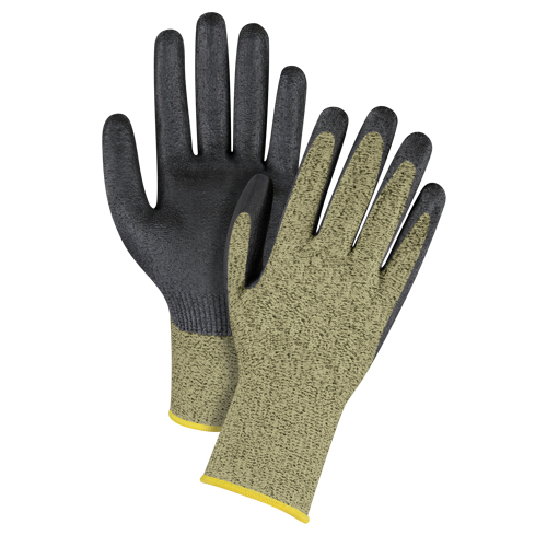 Gants enduits respirables, Taille 6/T-petit, Calibre 13, Rev&ecirc;tement Mousse de nitrile, Enveloppe en Aramide, ASTM ANSI niveau A6 Chandler Sales