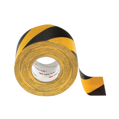 Safety-Walk 600 Series Anti-Slip Tape, 6" x 60', Black & Yellow Chandler Sales