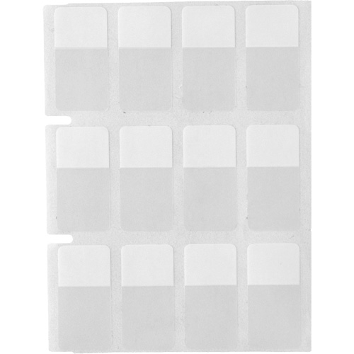 Core Series Self-Laminating Wire & Cable Labels, Vinyl, 0.5" L x 0.75" H, Clear Chandler Sales