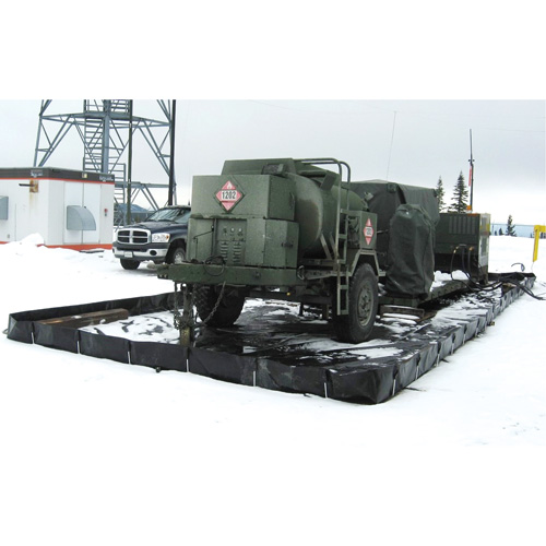 Barres L-Rod Insta-Berm, Capacit&eacute; 748 gal. US, 10' la x 10' lo x 12" h, Support en L Chandler Sales