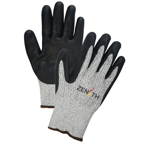 Gants &eacute;lastiques sans coutures r&eacute;sistants &agrave; la coupe pour temp&eacute;ratures froides, Taille Moyen/8, Calibre 13, Rev&ecirc;tement Mousse de nitrile, Enveloppe en PEHP, ASTM ANSI niveau A4 Chandler Sales