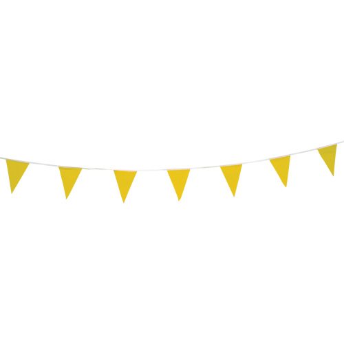 Pennant String, 60' L, Yellow Chandler Sales