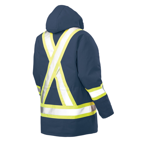 Safety Parka, Navy Blue, Large Chandler Sales