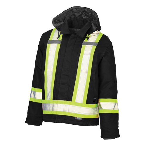 Safety Jacket, Black, Large Chandler Sales