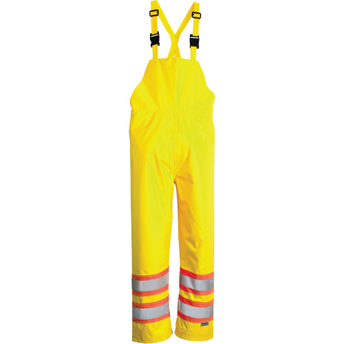 Salopette Open Road, Polyester, Petit, Jaune lime haute visibilit&eacute; Chandler Sales